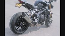 Load image into Gallery viewer, Triumph Speed Triple 1200RS &amp; RR Bimodal Titanium Stealth Slip-On Muffler 2021-2024